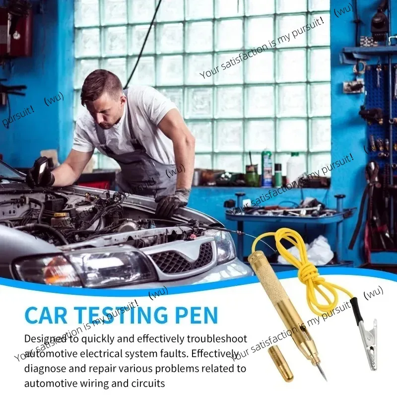 Automotive Circuit Fuse Voltage Tester DC 6v/12v/24v for Probe Pen Cable and Clip Circuit Tester