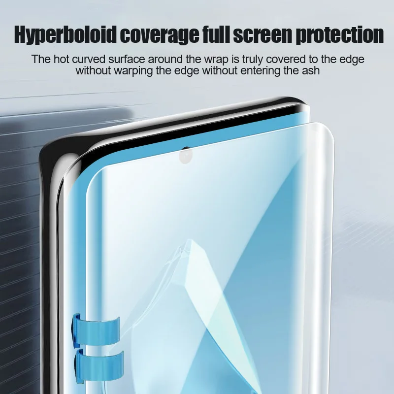 2Pcs Screen Protector for Oneplus 12 11 10 9 8 7T Pro Full Cover UV Tempered Glass Ace 3 2 Pro Glass smartphone Protective Film