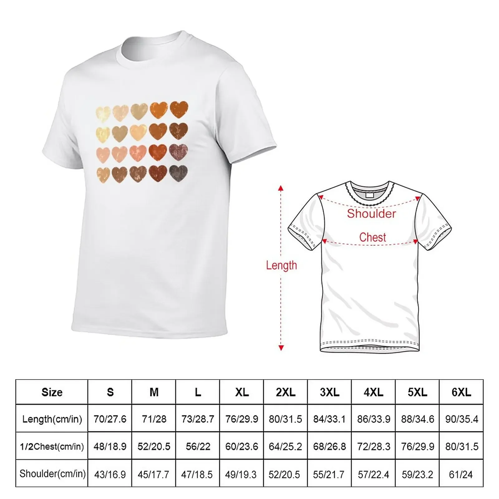 melanin hearts African Black Pride Gift T-Shirt heavyweights anime clothes sublime t shirt for men