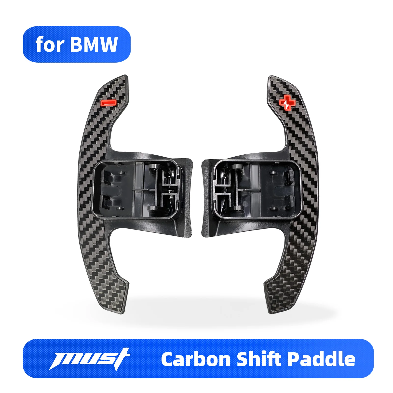 for BMW Carbon Shift Paddle Replacement Parts M Power CS Style Compatible G Series F Series G20 G22 G30 G80 G01 G05 F10 F30