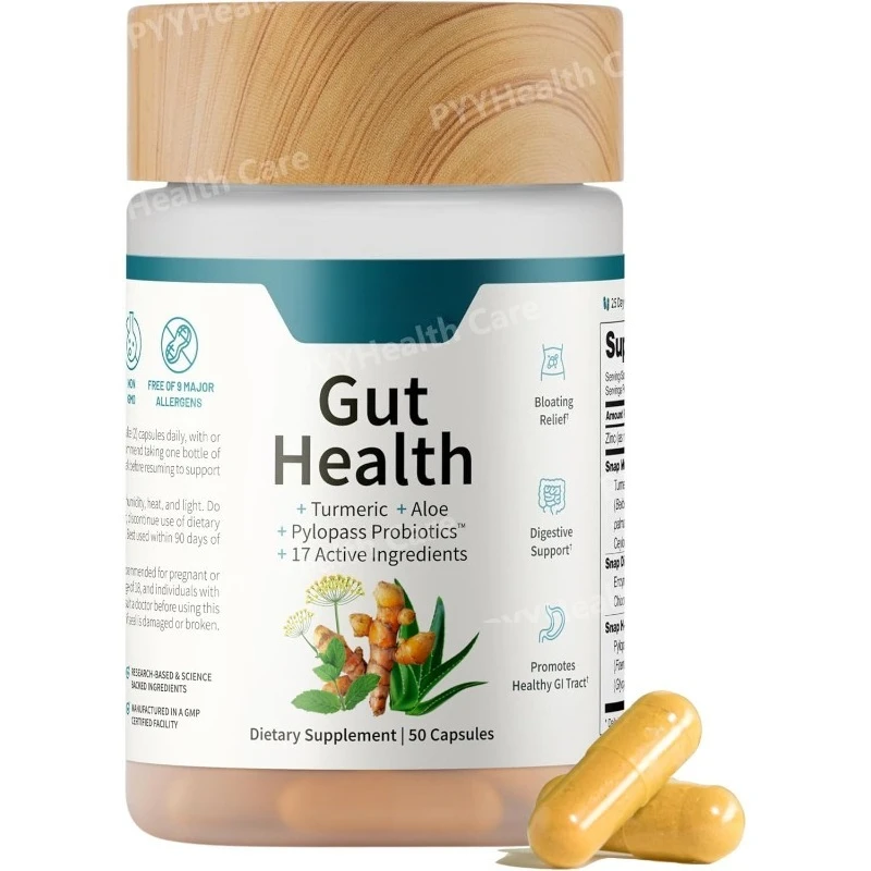 

Капсулы для здоровья кишечника с пробиотиками и пищеварительными ферментами для здорового пищеварения