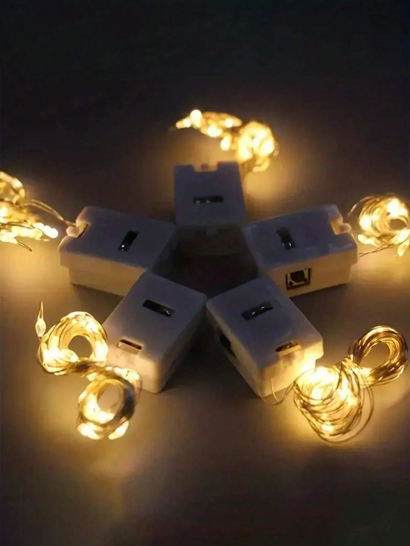 Outside 10 Pack Waterproof Mini Fairy Lights Copper With 3 Speed Modes for Christmas Decorations and Outdoor Use Battery Powered