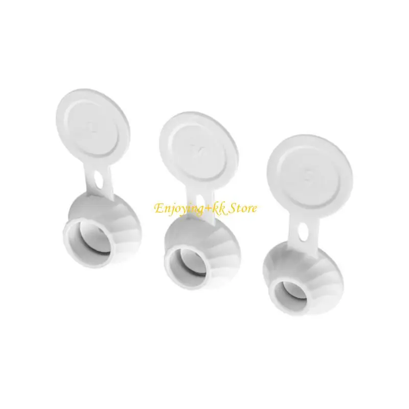 

Q1JB 6Pieces Bottle Dispenser Kitchen Seasoning Bottle Lid Household Bottle