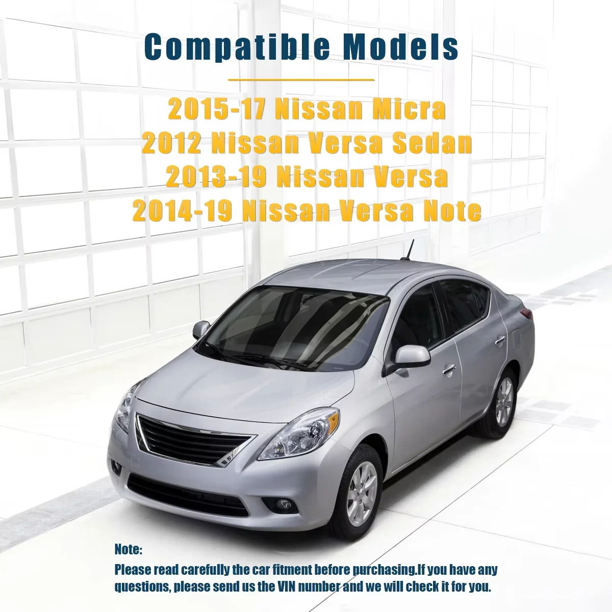Svenubee Pair of Front Lower Control Arms Suspension LH & RH 2Pcs Kits for Nissan Versa Micra 2012 2013 2014 2015 2016 - 2019