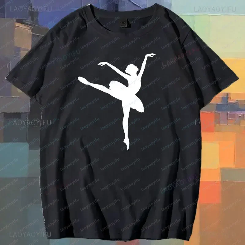 Fashion Dance Ballet Printed Women Tshirts Cotton Casual Funny T Shirt for Lady Yong Girl Classic Aesthetic Top Tee Hipster
