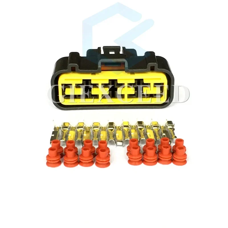 

2 комплекта гнездовой 16-контактный электрический провод автомобильный разъем переменного тока в сборе автоматическая розетка