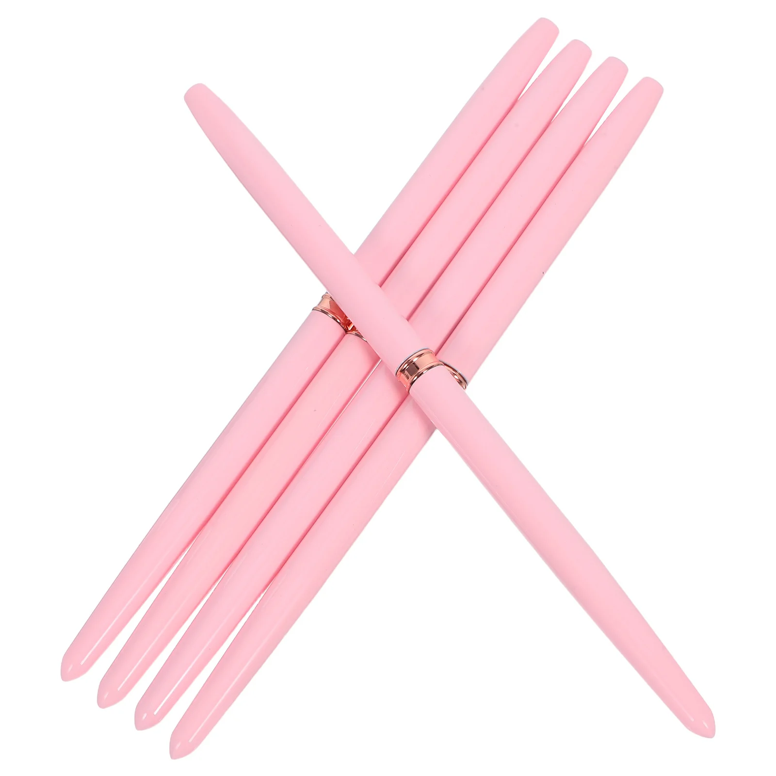 

5Pcs Nail Art Tools Kit Pink Handle Fine Detail Brushes for Gel Polish Painting Tiny Lines Flower Design Nail Drawing