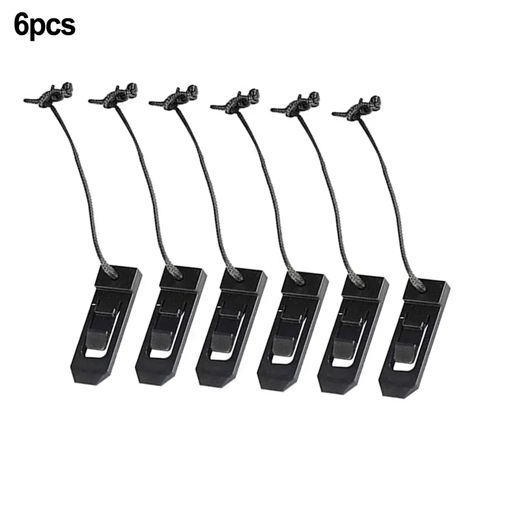 Clip Board Lock Surfboard Clips 6pcs Nylon Surfing Fins Clip Inflatable Surfboards Surfing Accessories About 10g