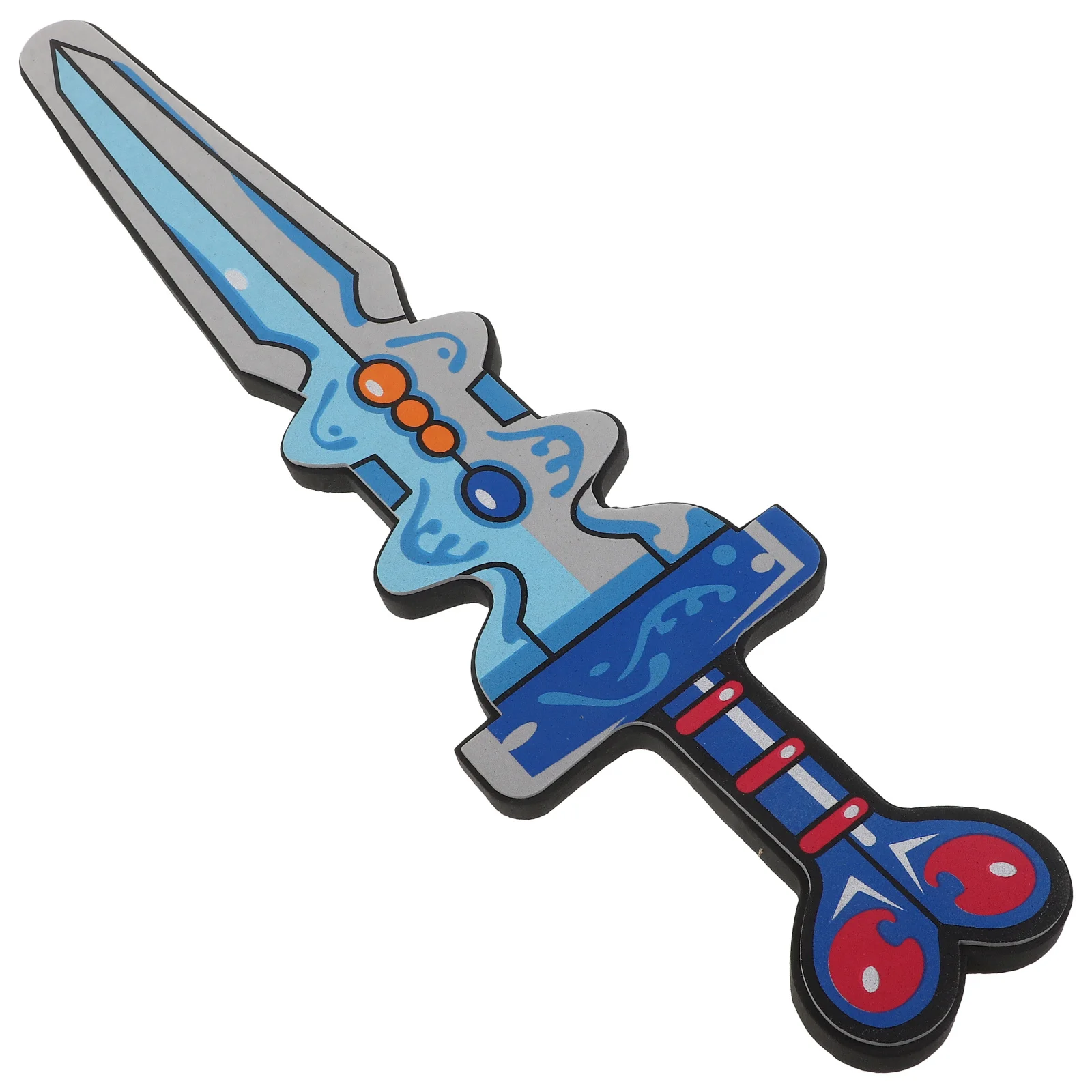 폼 검 소프트 키즈 야외 놀이 펜싱 훈련 가짜 검 학습 가이드 코스튬 코스프레 할로윈 액세서리