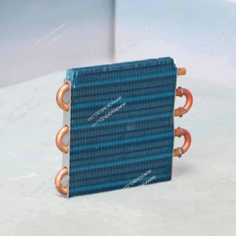 1X6x120 Miniature Mini Condenser Copper Tube Finned Radiator Evaporator