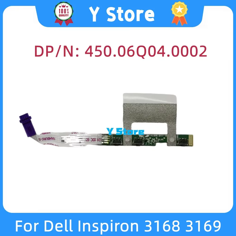 

Y Store новый оригинальный для DELL INSPIRON 3168 3169 серии плата кнопки питания 450.06Q04.0002 быстрая доставка