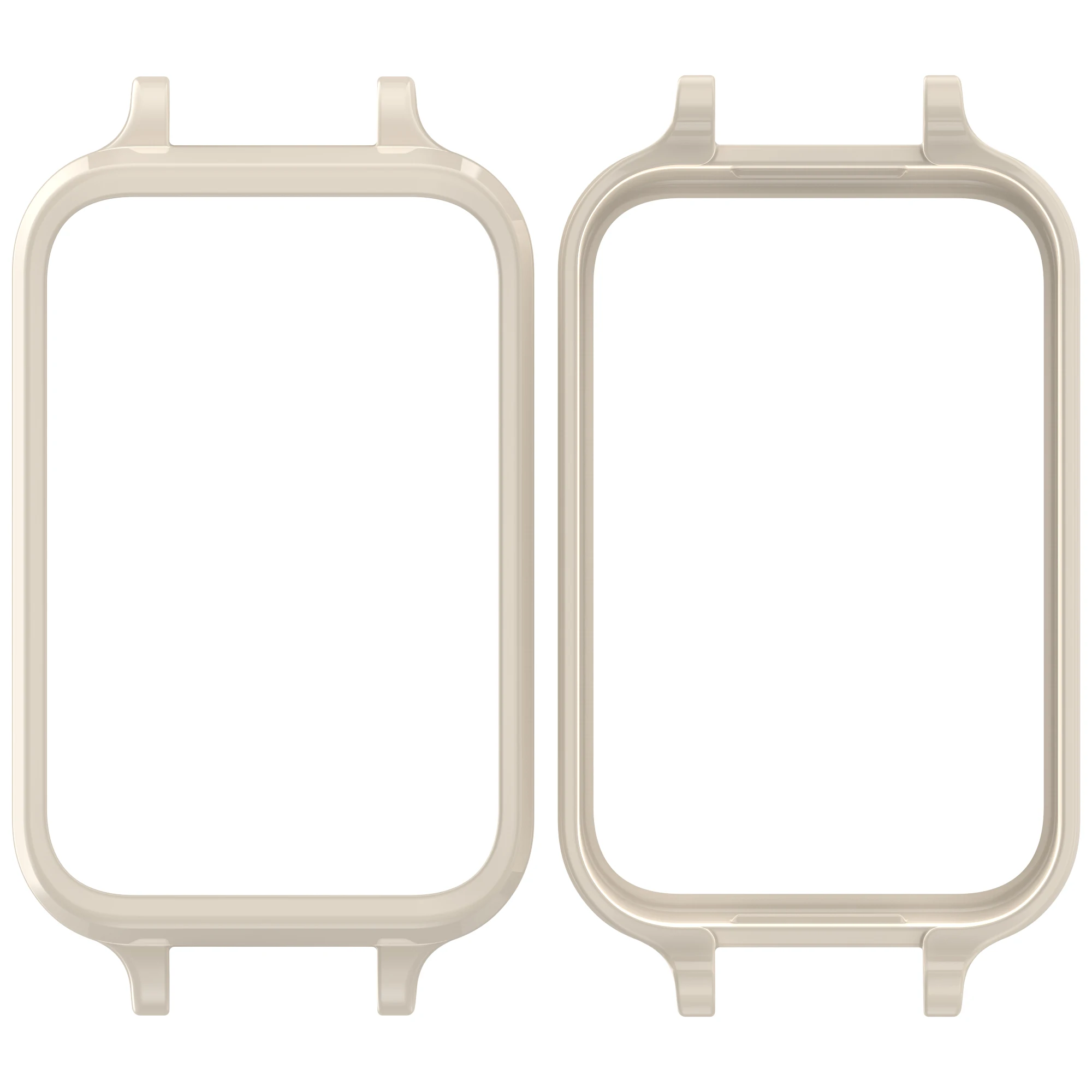 For Honor Band 10 Hollow Watch Frame Scratch Resistant PC Protective Case - Antique White view 4
