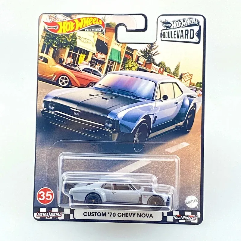 

Оригинальная модель автомобиля Hot Wheels 1/64 CUSTOM 70 NOVA из сплава под давлением, подарок для детей