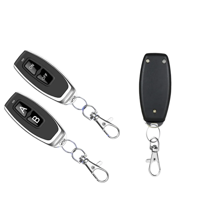 Wireless RF Remote Control Transmitter 433/315MHz with 2 Buttons for Garage Door Opener Gate Home Automation Car Alarm