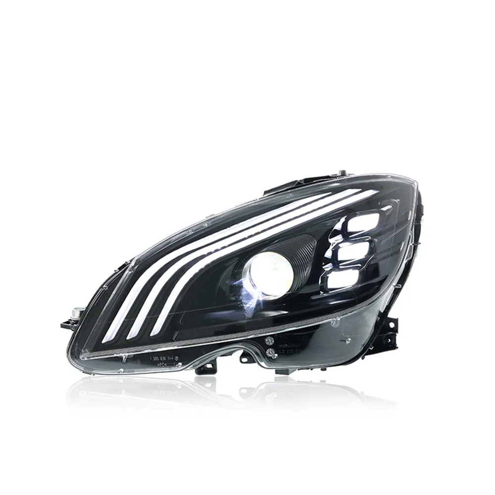 Fari a Led per auto per Benz W204 2007 2008 2009 2010 classe C C200 C260 C300 gruppo luci DRL anteriori accessori modificati