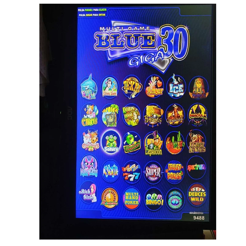 Giga Blue 30 Mutilgame Board for Slot Machine