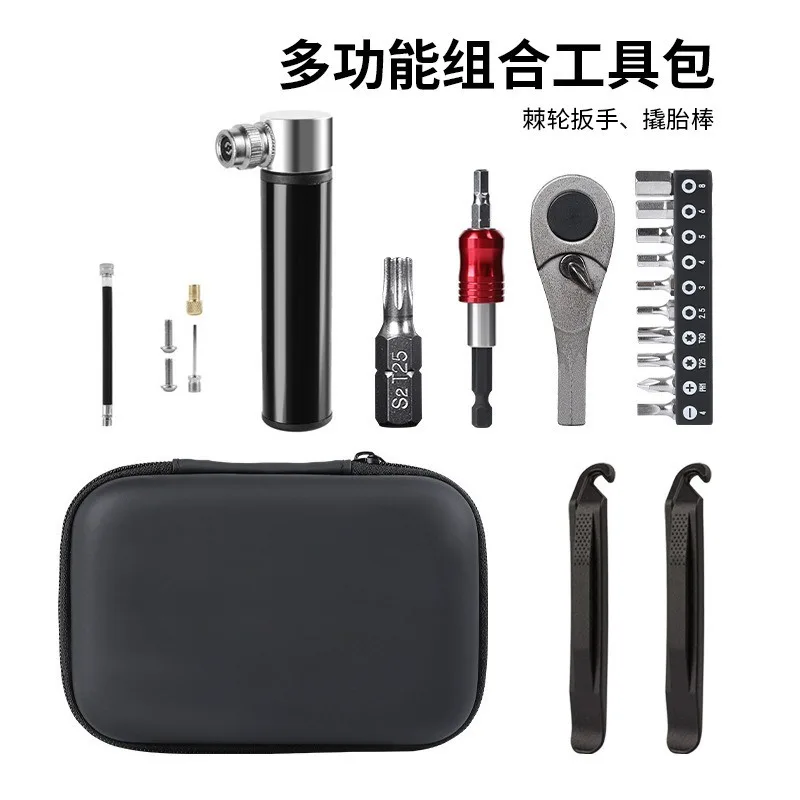 

Велосипедный ключ с трещоткой, многофункциональный набор инструментов для ремонта из алюминиевого сплава