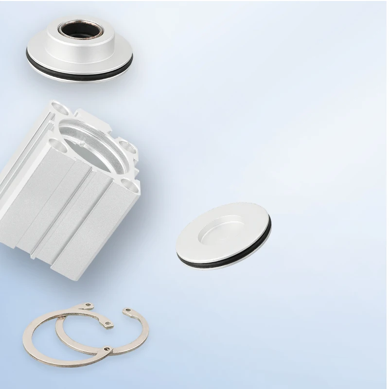 LAIZE SDA-B Compact Air Cylinder Bore20/25/32/40/50/63 Double Acting SMC TYPE