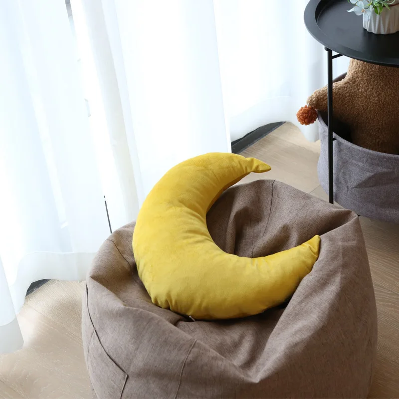 Creative Pillow Moon Pillow Cushion Special-shaped Office Pillow Beautiful Elements Modern Minimalist Sofa