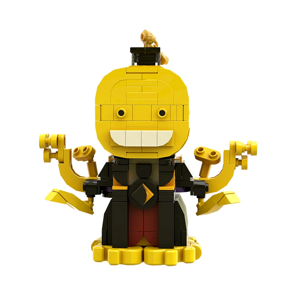 Koro-sensei Assassination Classroom BrickHeadz Building Blocks Assassination Classroom Film and Television Character Brick Toys