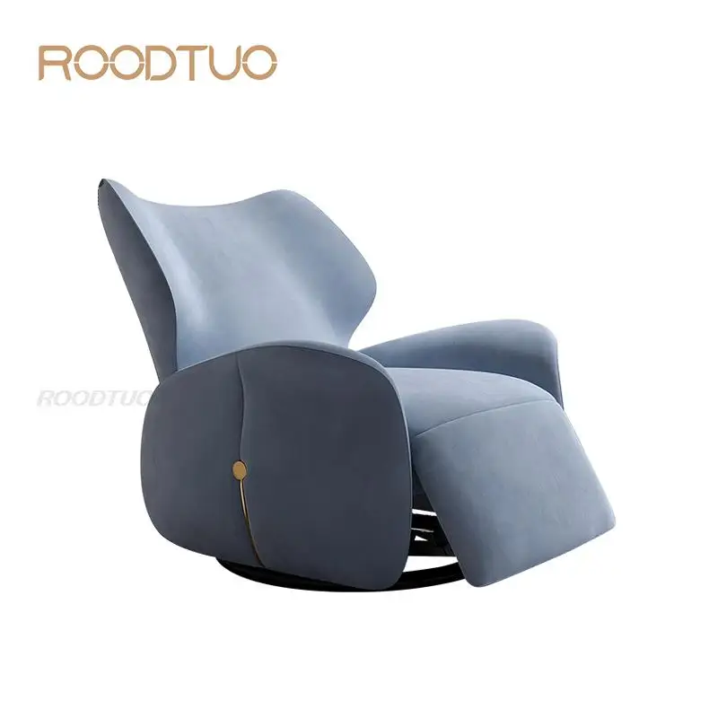 Living Room Rocking-Rotating Smart Sofa Modern Multifunctional Home Furniture High Rebound Sponge Electric Stretching Couch