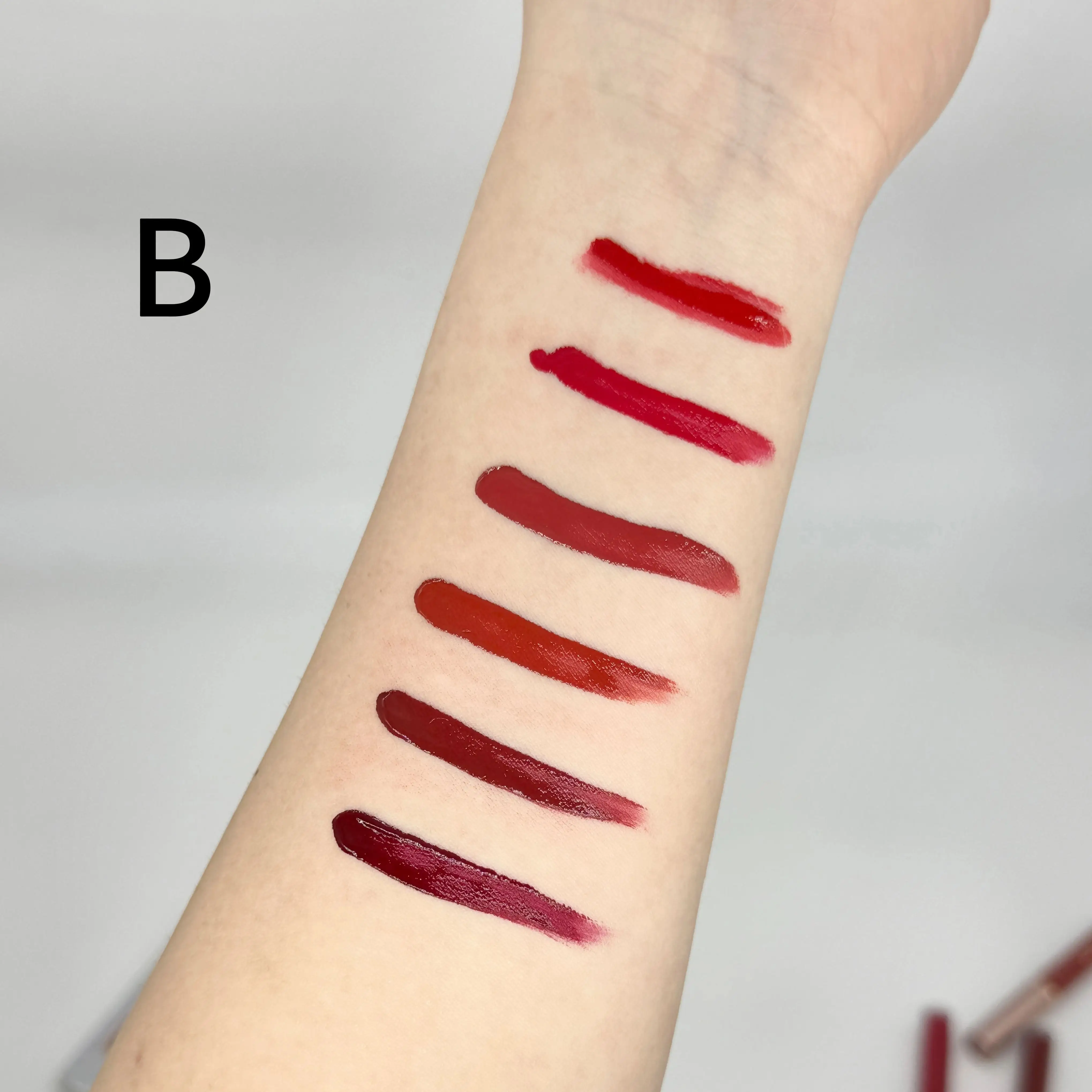 Matte Matte Lip Glaze Lipstick Set, Six-Color Long-Lasting Non-Fading Non-Stick Cup Waterproof Color Development