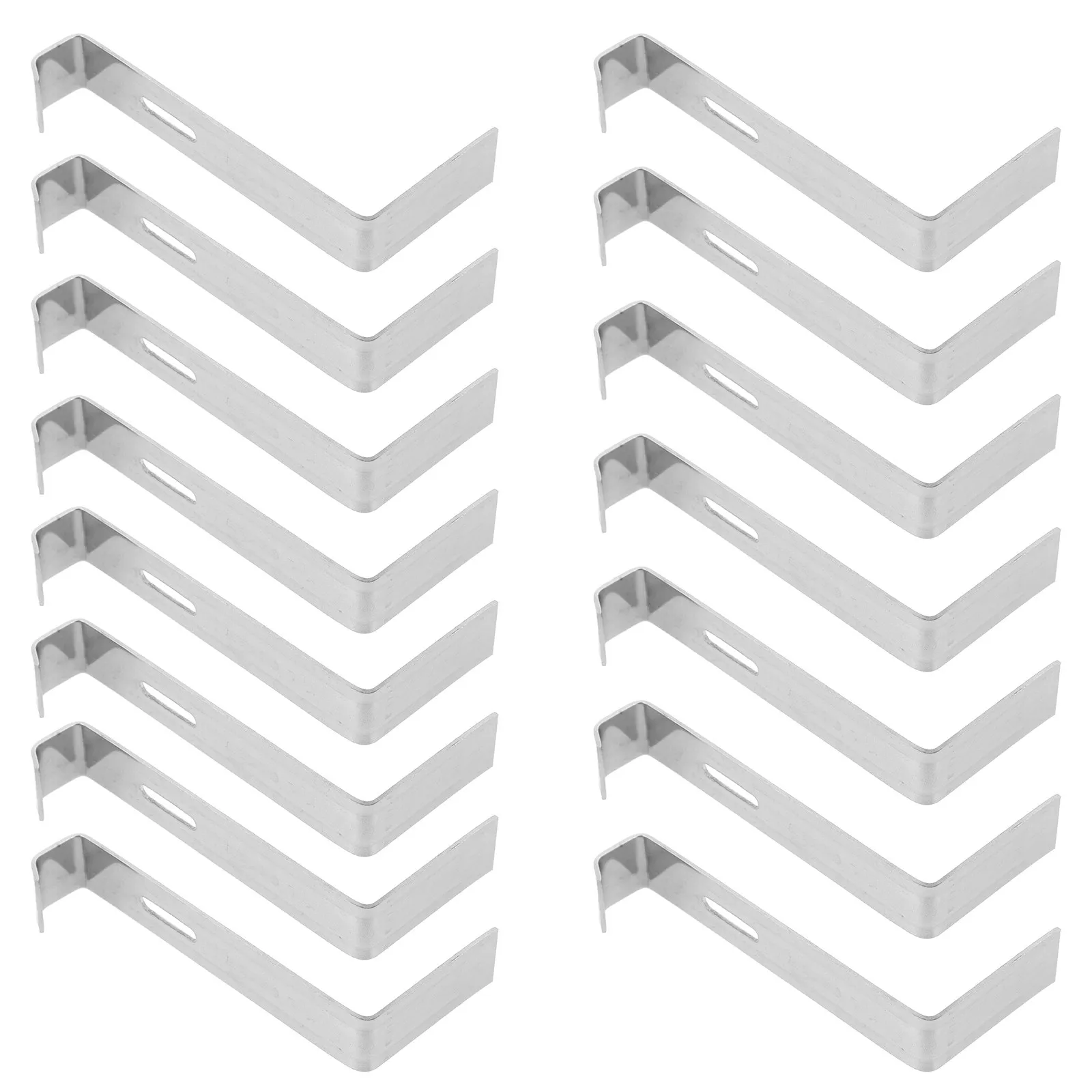 15Pcs Stainless Steel Roof Tile Clips Easy Install Removable Tile Securing Fasteners for Roofing