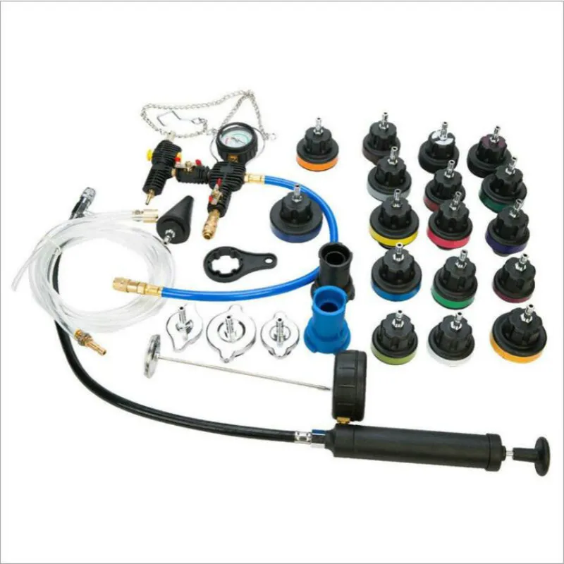 28Pcs Universele Radiator Druk Tester Vacuüm Type Koelsysteem Test Detector Set Testeur Refroidissement