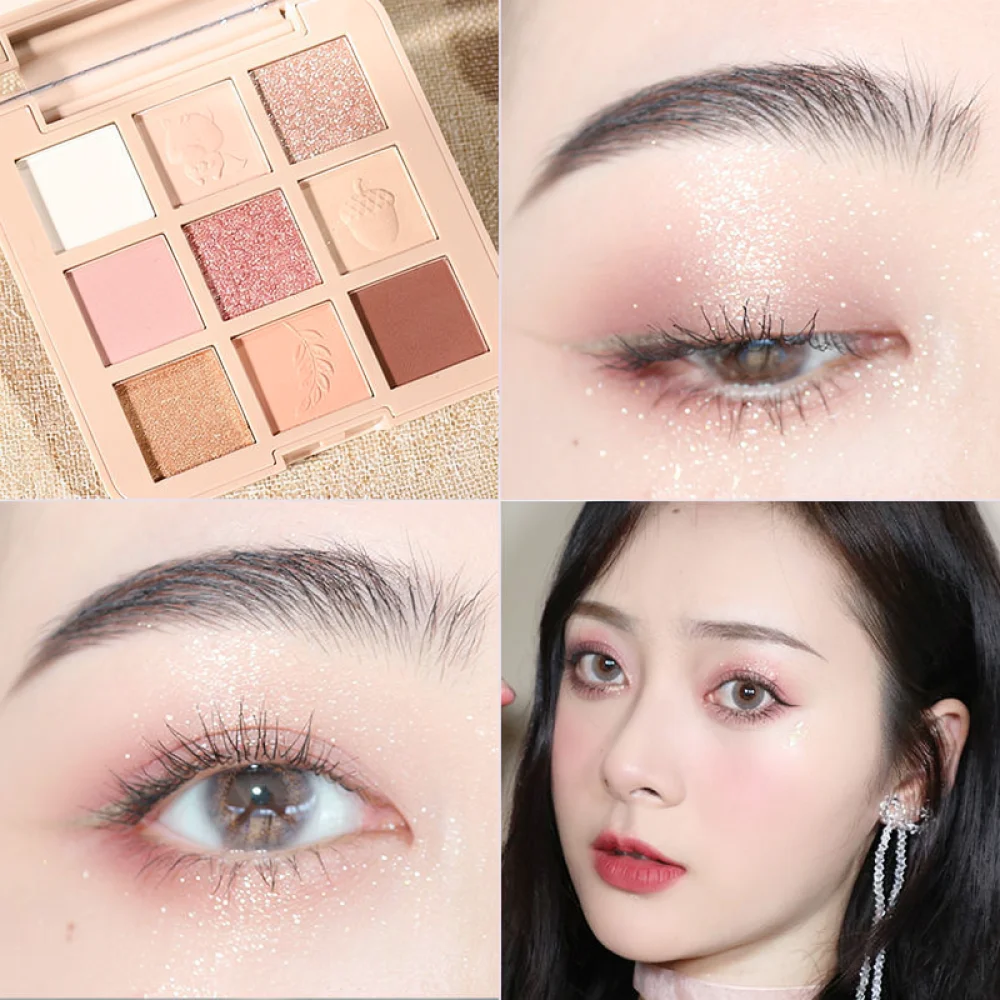 Beauty Makeup Novo - Palet Eyeshadow Novo 9 Warna, Nuansa