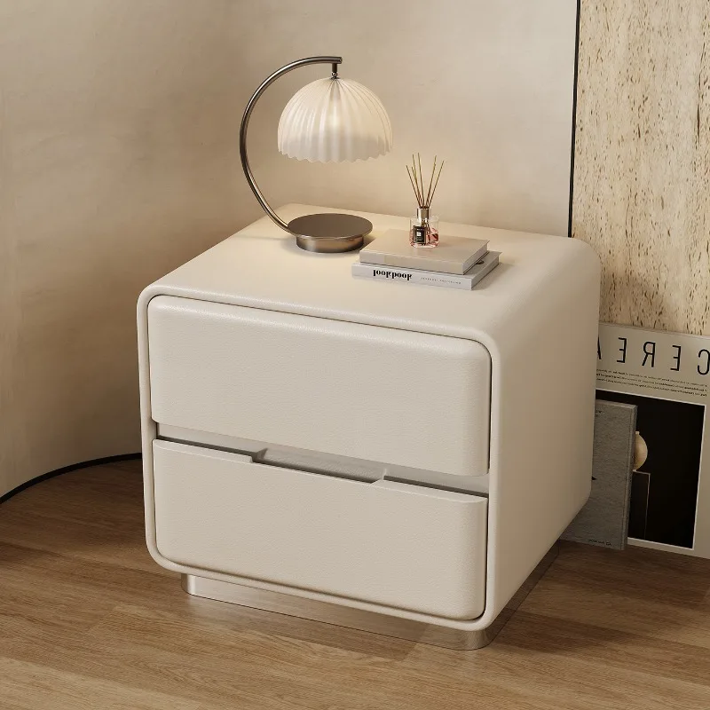 Organizer Simple Bedside Table Bedroom Nordic Cool Storage Luxury Bedside Table Drawers Small Mesitas De Noche Home Furniture