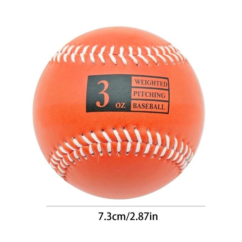 High Frictions Grip Weighted Baseball Professional Weighted Baseball for Core Muscle Development 4XBB