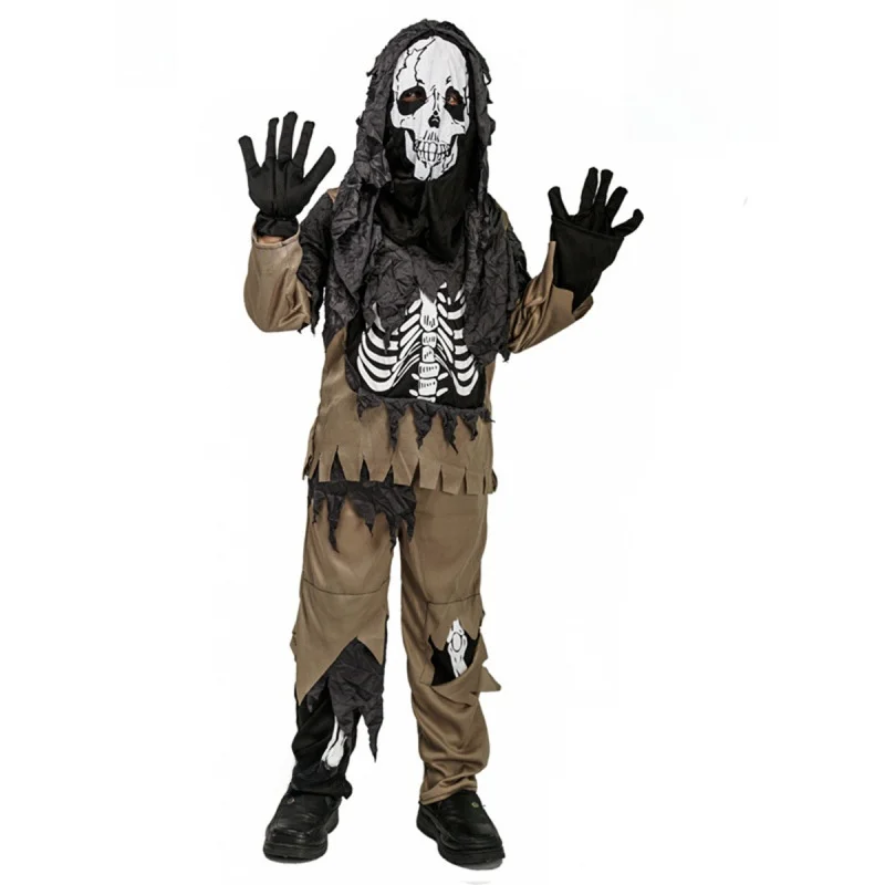 loween Ragazzi Terrore Scheletro eup Par Costume di Scena Costume Cosplay Vestito di Ballo Par Outfit 2025 Autunno Nuovo Arrivo