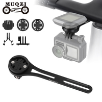 MUZQI Bike Computer Mount Holder Aluminum Alloy Bicycle Speedometer Bracket for Garmin Bryton Cycling Light Camera Stander