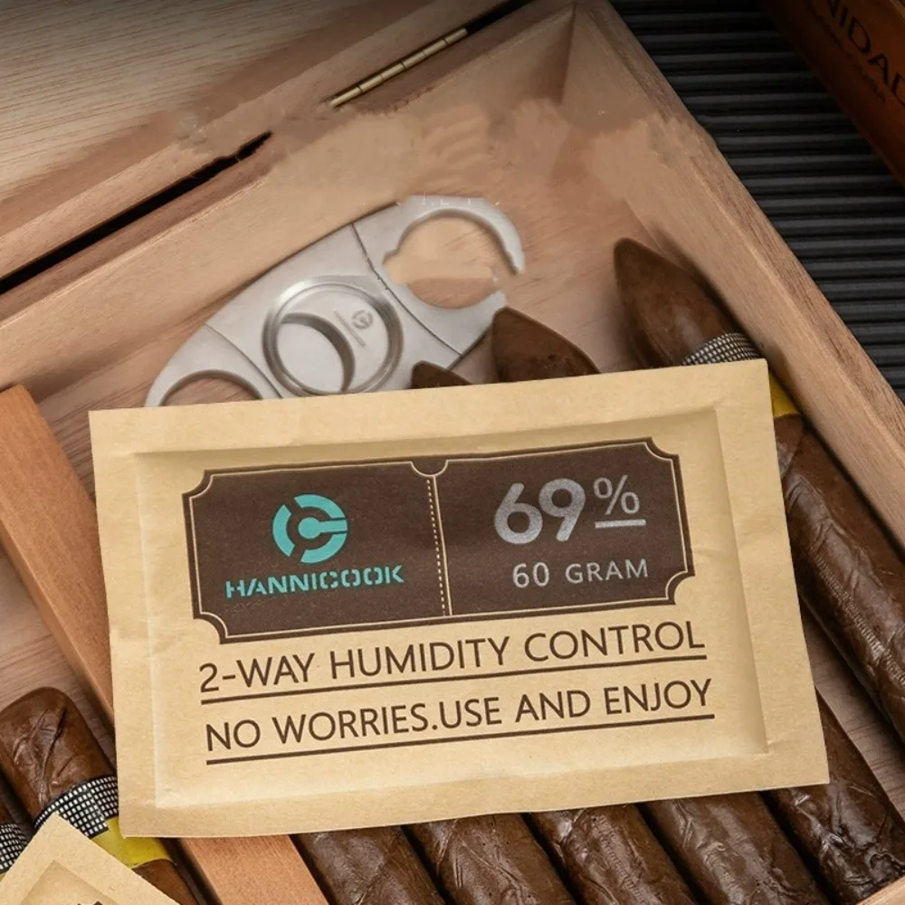 Portable Tobacco Cigar Moisture-proof Bag Bidirectional Humidity Control 8g Independently Cigar Humidor Humidifier Accessories