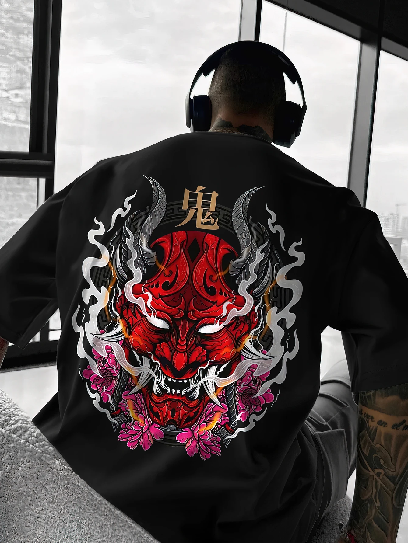Streetwear Brand Japanese - Kaos Grafis Streetwear Oversize Pria Merk