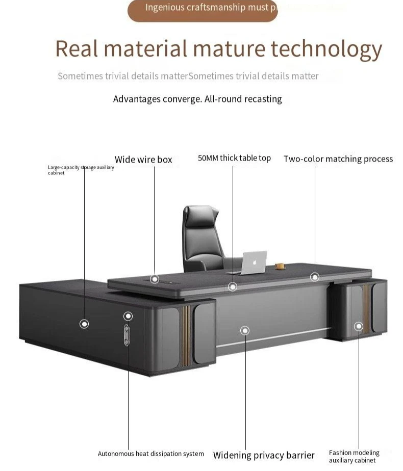 Archivador para ordenador, silla de escritorio de oficina, combinación de juegos, mesa sedentaria para el hogar, organizador de escritura en forma de L, muebles de oficina