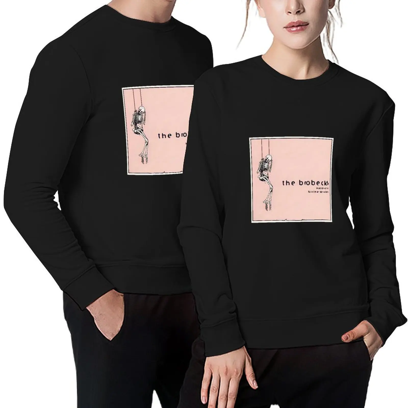 

the brobecks happiest nuclear winter Pullover tracksuit graphic t shirts men mens clothing anime clothes sweatshirt men