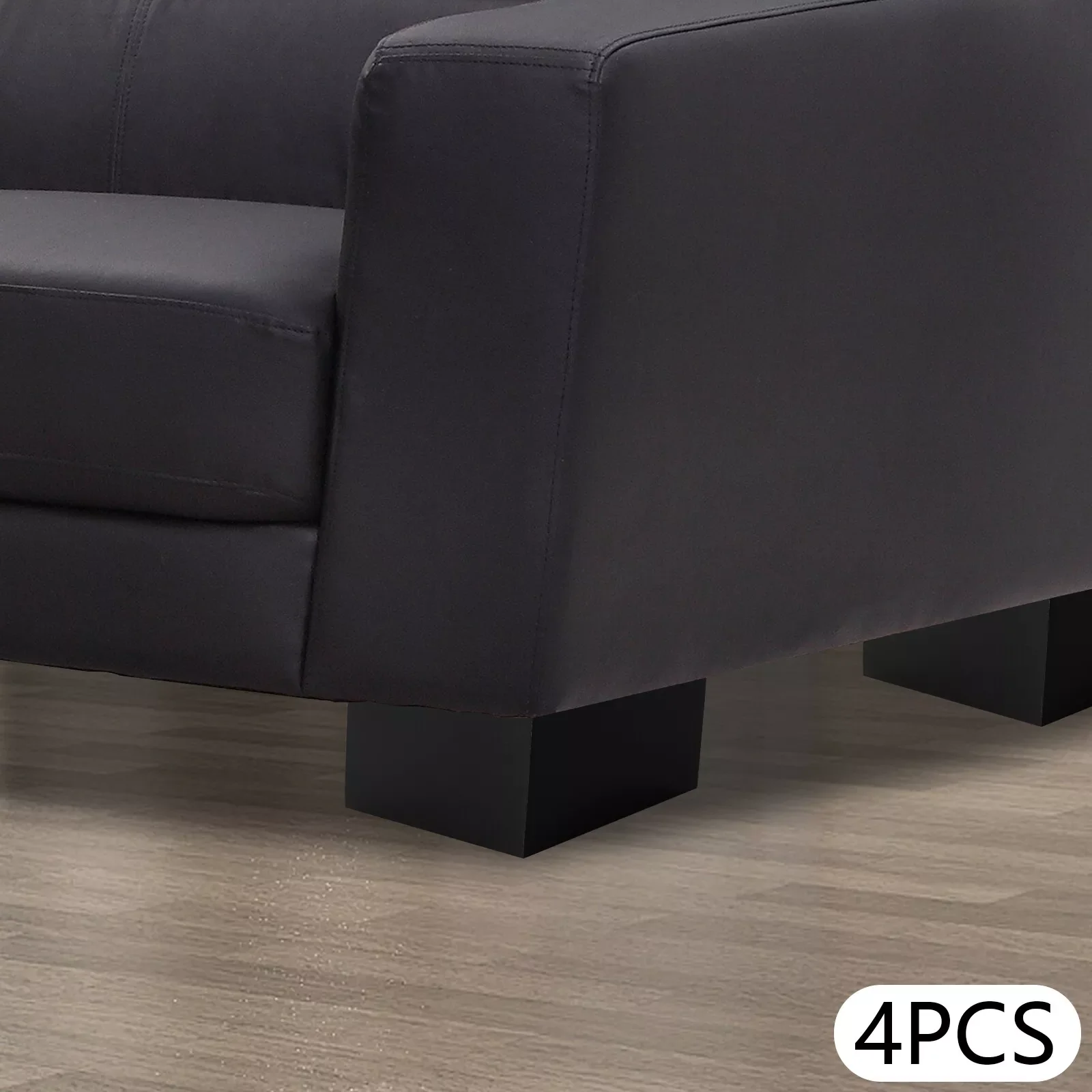 4 ชิ้น 2 "4" ขาเฟอร์นิเจอร์ไม้, ไม้รูปตัว L สําหรับเฟอร์นิเจอร์โต๊ะกาแฟฟุตเก้าอี้ขาป้องกัน