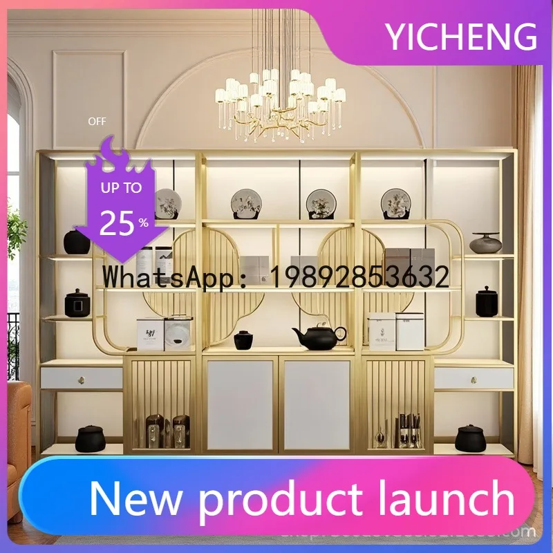 

HYS floor-to-ceiling living room storage shelves bookshelves tea and wine cabinets ornaments display cabinets