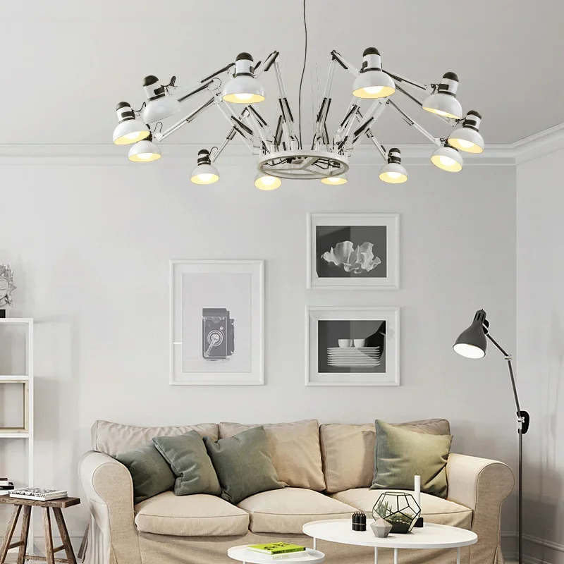 

Art chandelier creative personality of modern minimalist living room bedroom office wrought iron Nordic restaurant