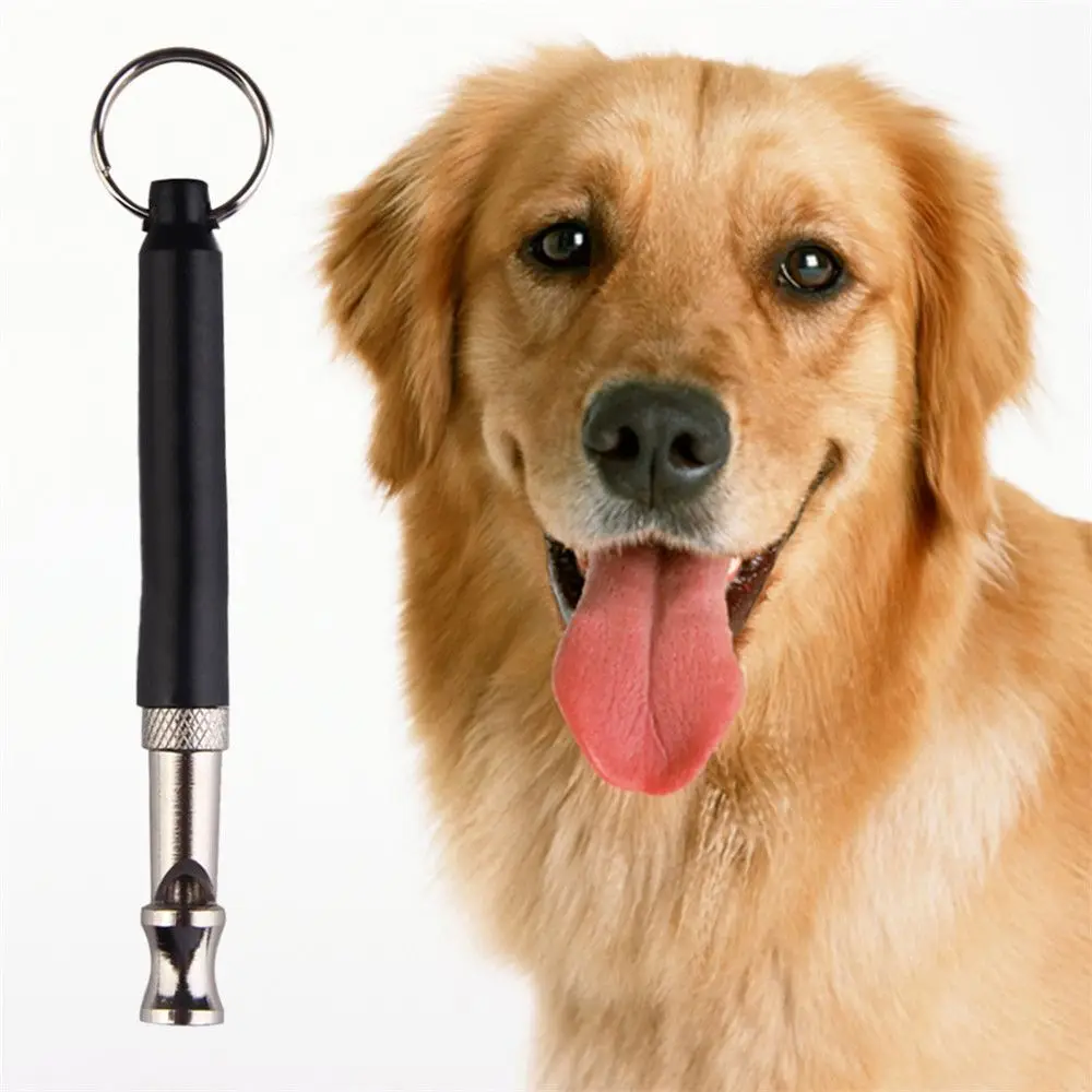 Black Flute Pet Puppy Sound Whistle Dog Whistle Supersonic ubbitude suono ad ultrasuoni fischietti per cani Pet Dog