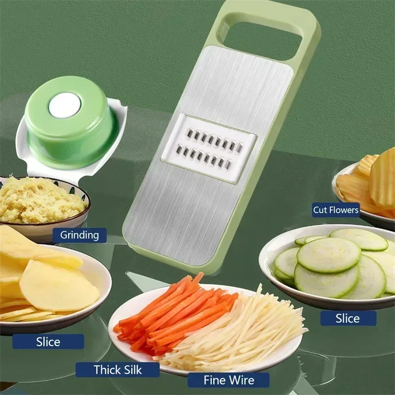 

Cutter Potato Shredders Garlic Carrot Grater Chopper Kitchen Manual Vegetable Slicer Stainless Steel Vegetable Slicer Shredder