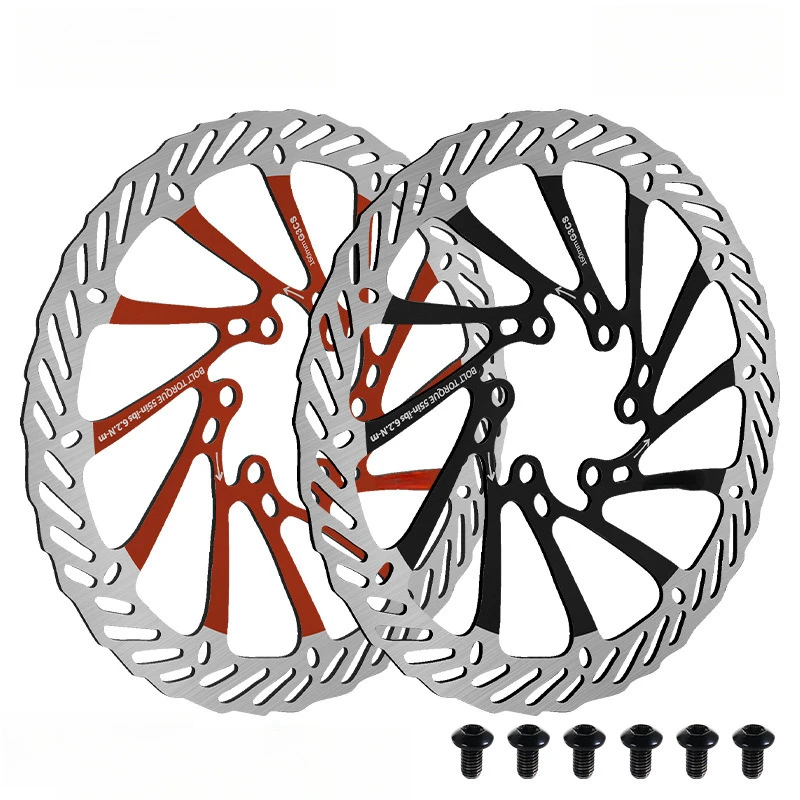 

MTB Mountain Bike Brakes Road Bicycle Disc Heat Dissipation Hydraulic Brake Rotor 6 Bolts Bicycles Accessories