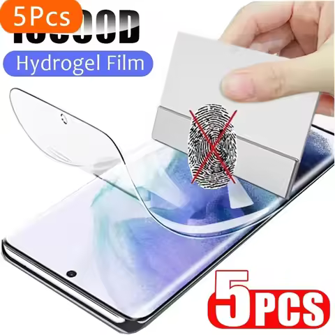 5PCS Hydrogel Film For Samsung A55 A35 A15 A05 A25 Screen Protector For Samsung Galaxy S20FE S21 S22 S23 S24 Ultra S25 Plus Film