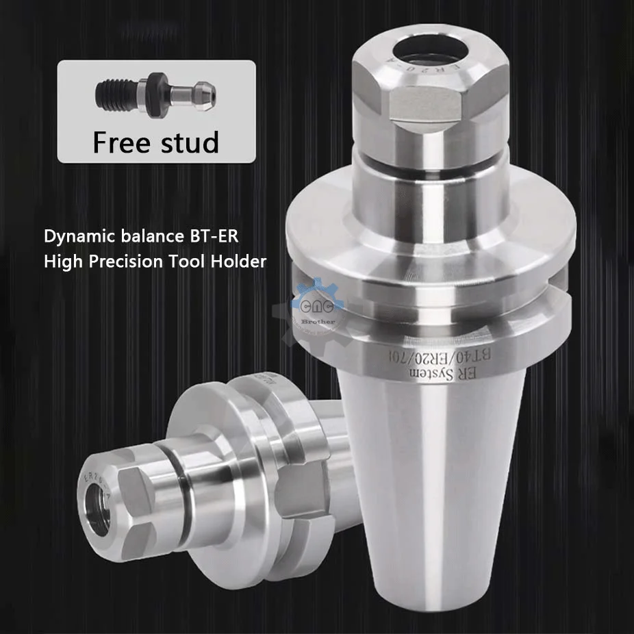 

BT40 ER16 ER20 ER25 ER32 ER40 70 80 100L Tool Holder ER Collet Chuck Milling Spindle CNC Mechanical Lathe Tool holder