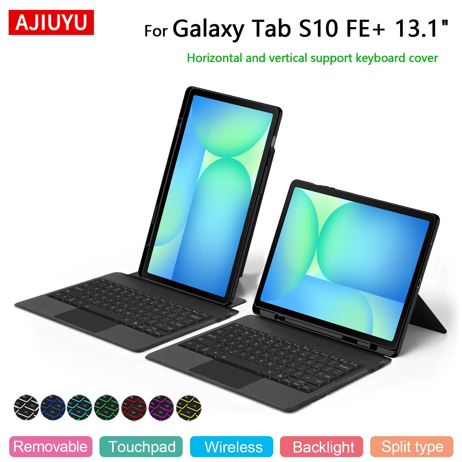 Smart Magic Keyboard Case For Samsung Galaxy Tab S10 FE+ 13.1