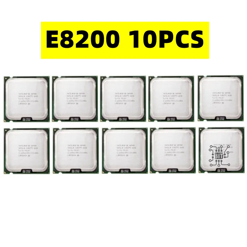 10PCS Core 2 Duo E8200 2.6 GHz Dual-core CPU Processor 3M 65W LGA 775