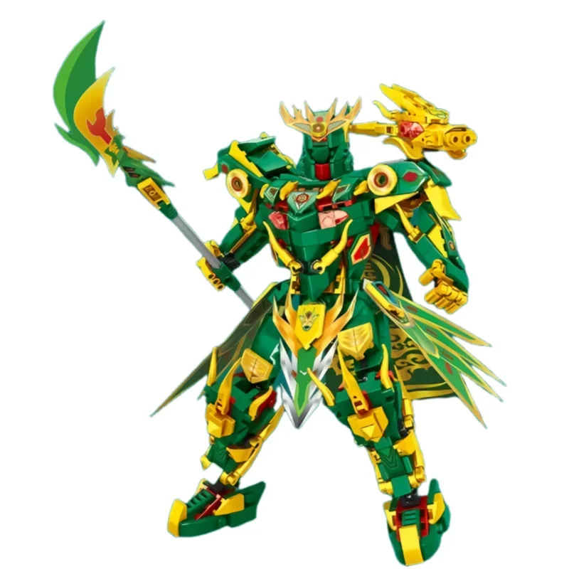 In Stock 2 Transform Children's Building Blocks Lu Bu Model Zodiac Mecha Machine Transforms Into Dragon Boy Gift Toy