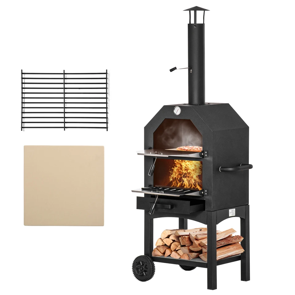 Outsunny Charcoal Ovan Pizza Maker Grill
