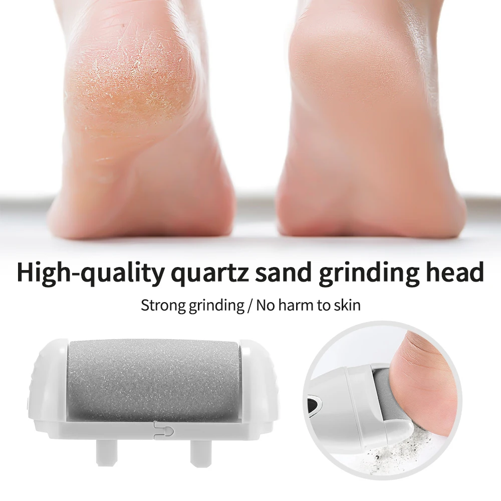 Electric Grinding Pedicure Tools, Foot Sandpaper File for Heels Professional Foot Care Tool 360° Rotation Dead Skin Remover